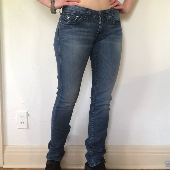 True Religion x Swarovski Straight Leg Jeans - Picture 2 of 8